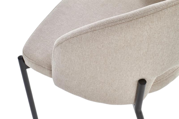Tuoli 'Mieres' - Beige/Musta