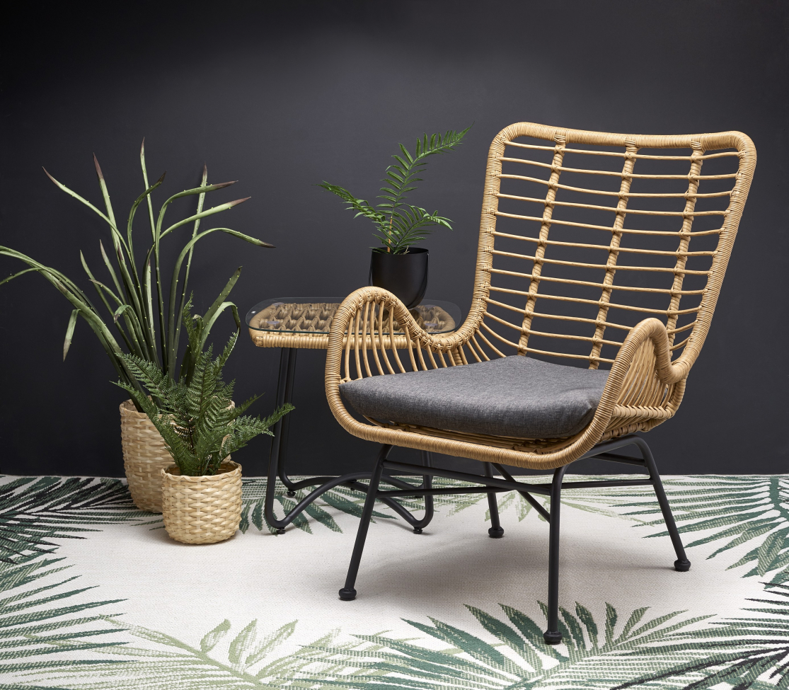 Lounge-tuoli 'Ikaro' - Luonnonvärinen