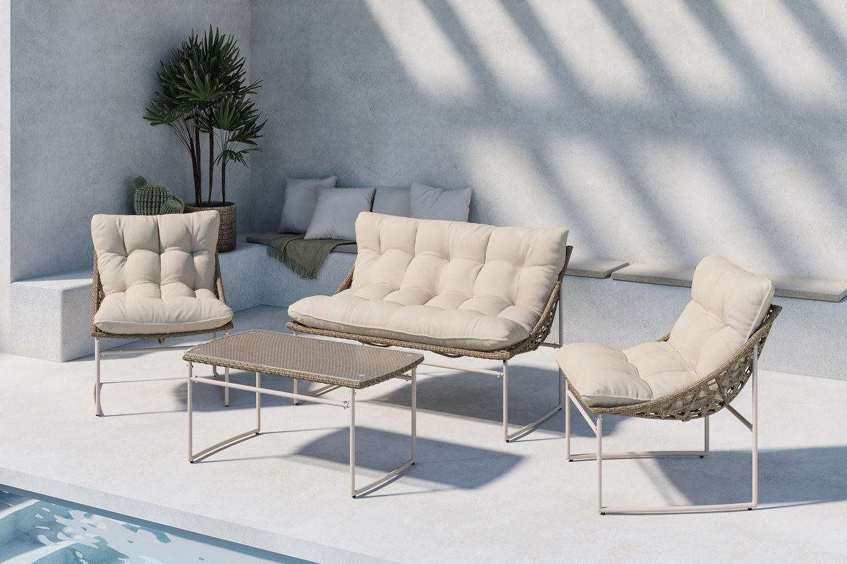 Lounge-setti 'Calador' - Beige