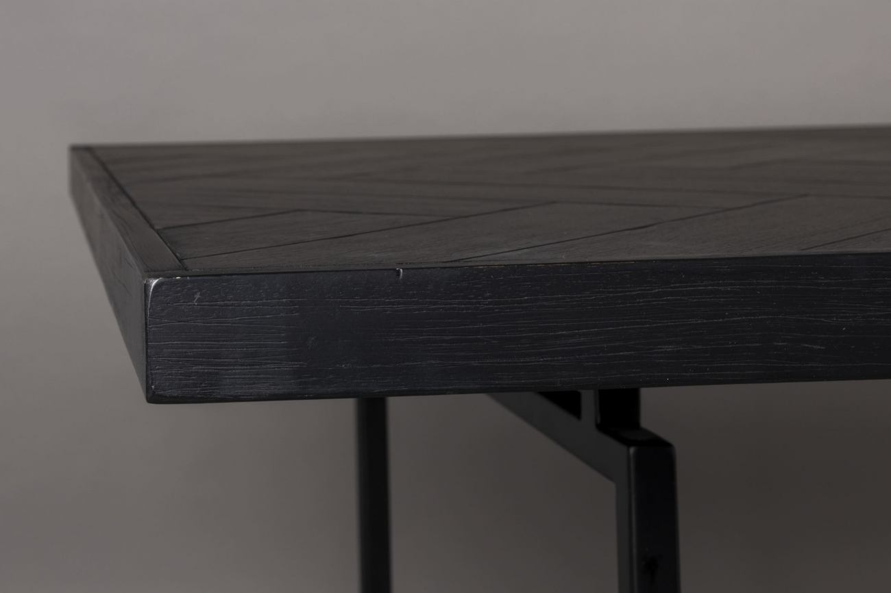 Ruokapöytä 'Class' 180x90cm - Musta