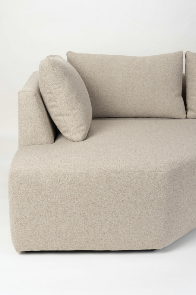 Soffa `Element Prosper Chaise Left´ - Kappuccino