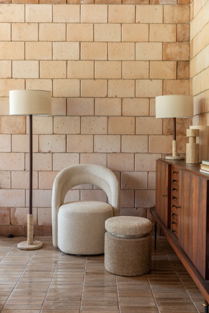 Nojatuoli 'Seina' 66x63 - Beige