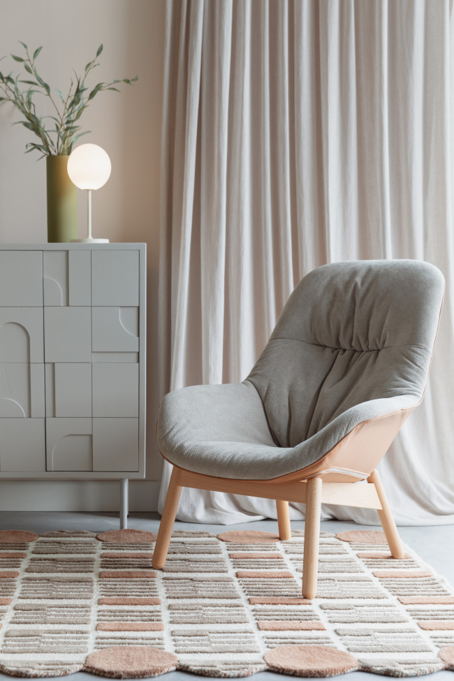 Lounge-tuoli 'Duke' 92x75x93cm - Beige