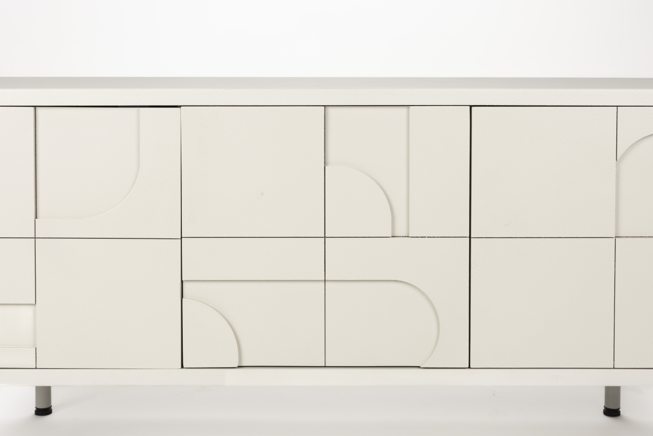 Sivupöytä 'Funk' 55x120x40 cm - Beige