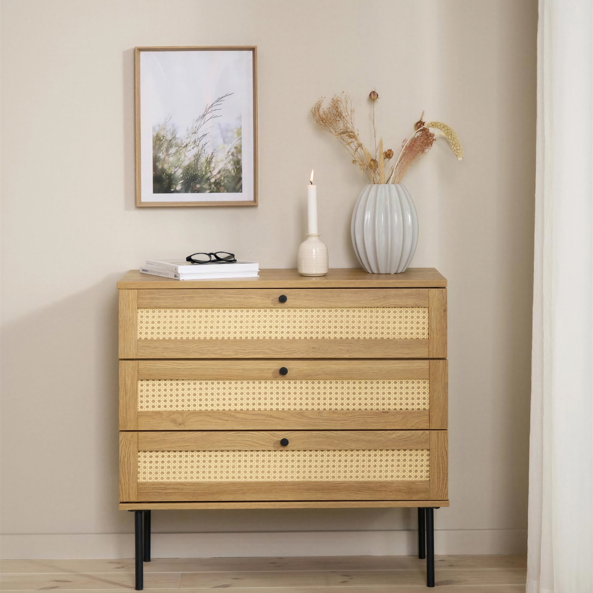 Byrå 'Taormina' 75cm - Luonnollinen