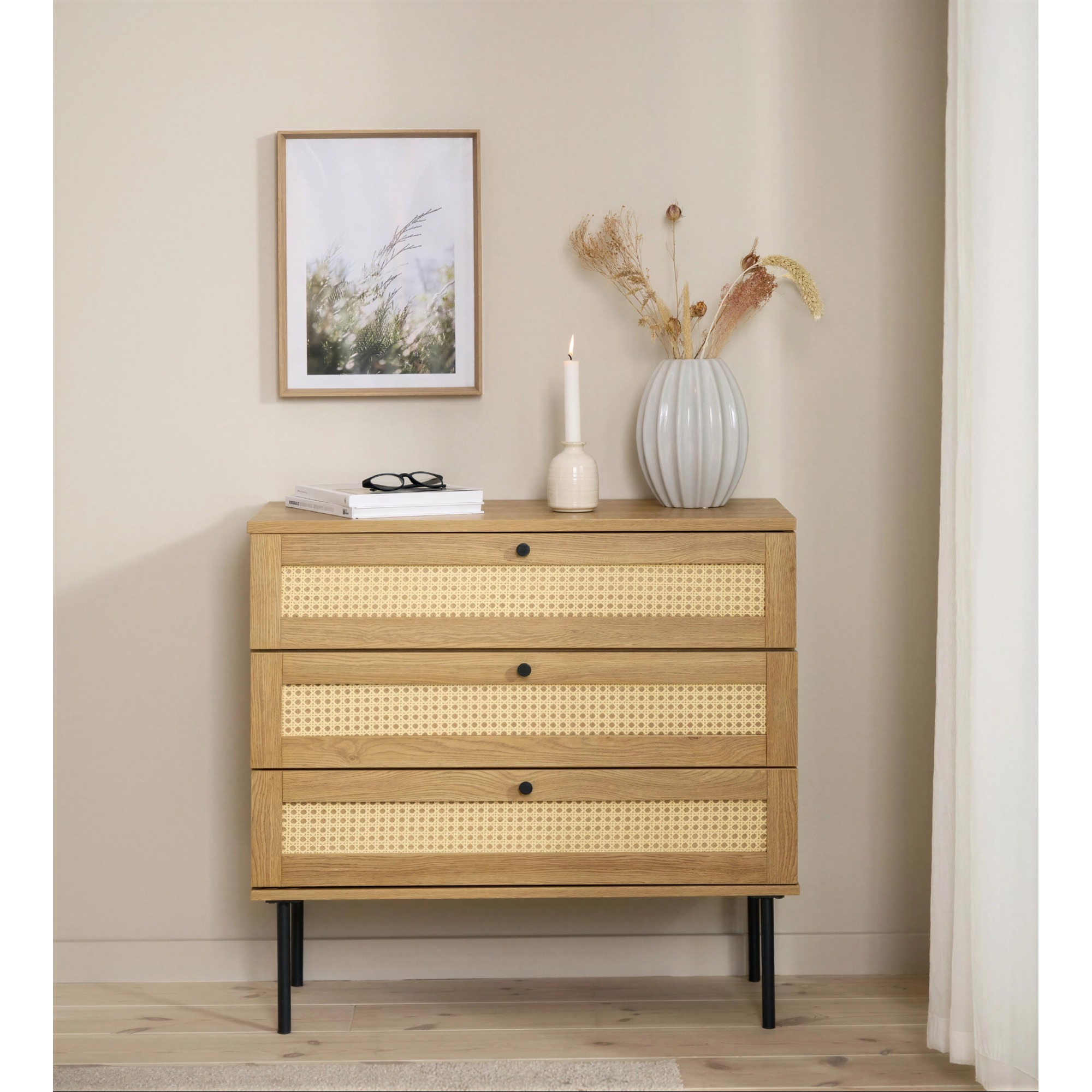 Byrå 'Taormina' 75cm - Luonnollinen