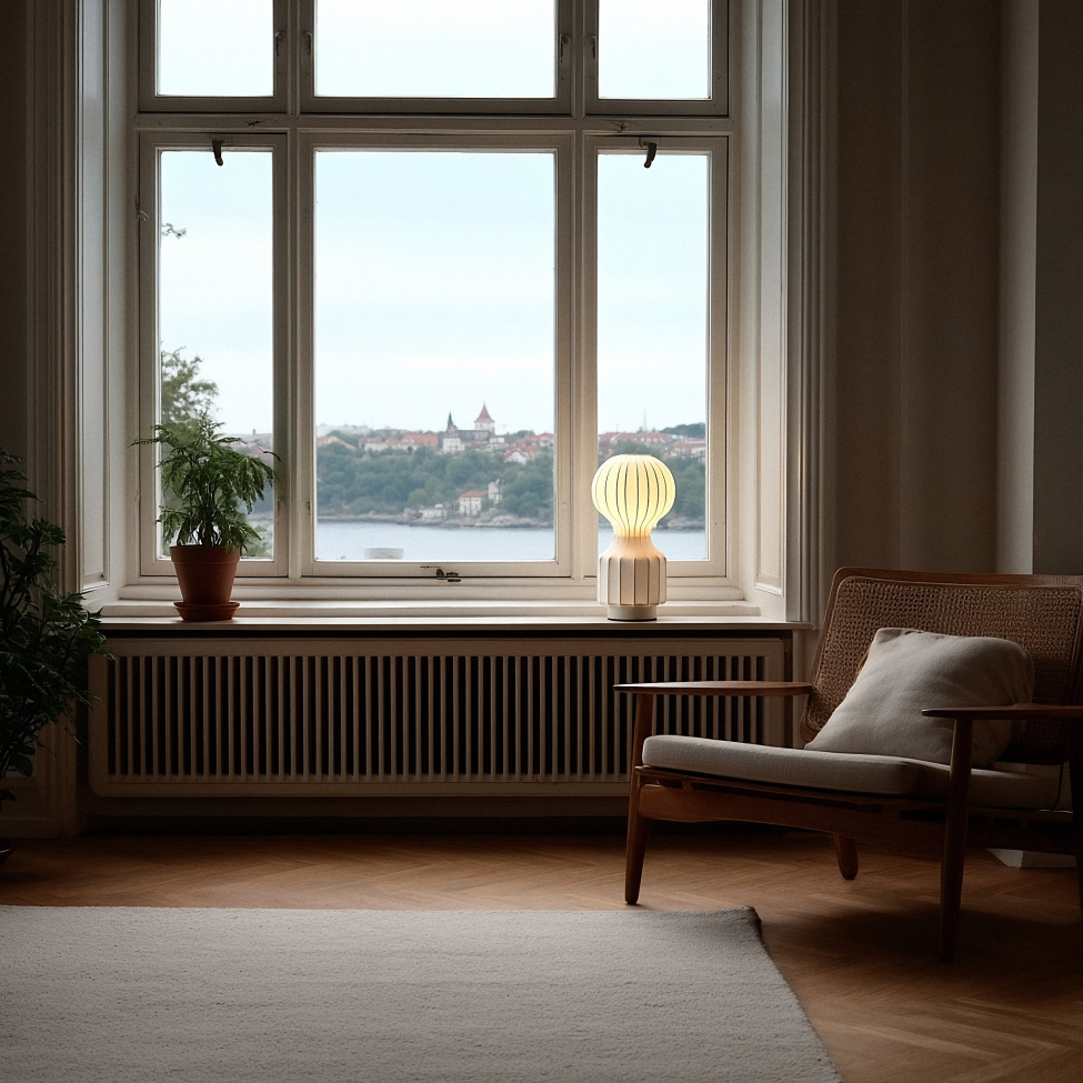 Lampa 'Senigallia' S - Valkoinen/valkoinen