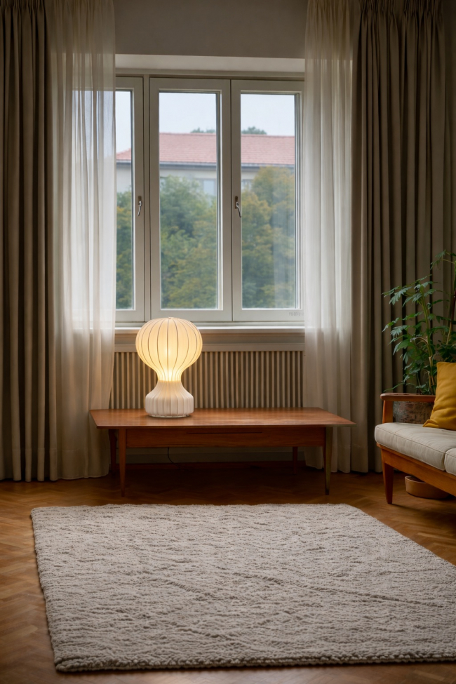 Lamppu 'Senigallia' M - Valkoinen