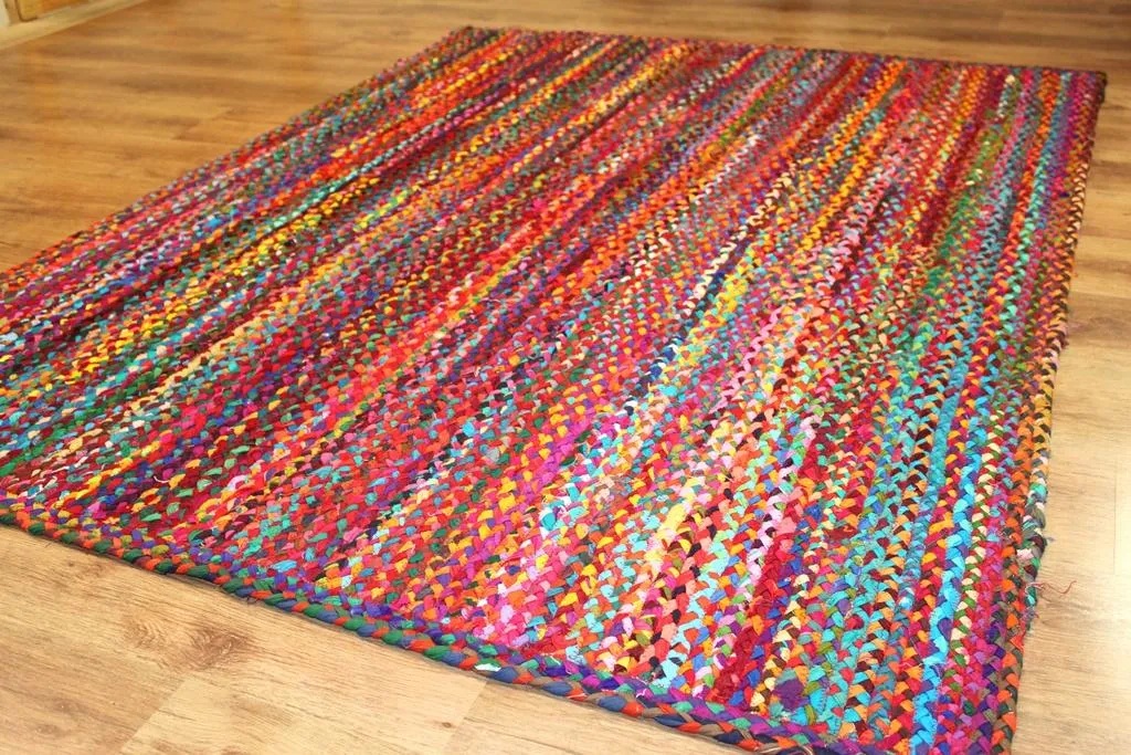 Matto 'Flätan' 300x400cm - Monivärinen