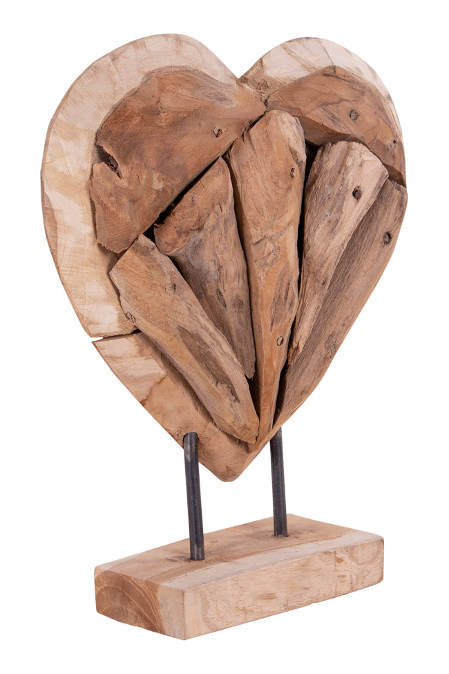Veistos 'Almada Heart' - Luonnollinen