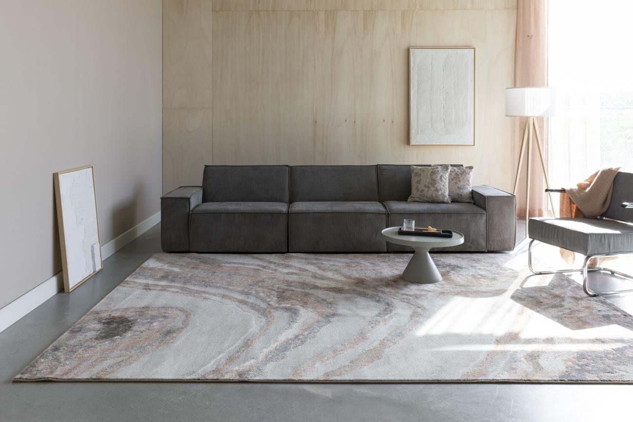Matto 'Solar' 200x290cm - Ruskea