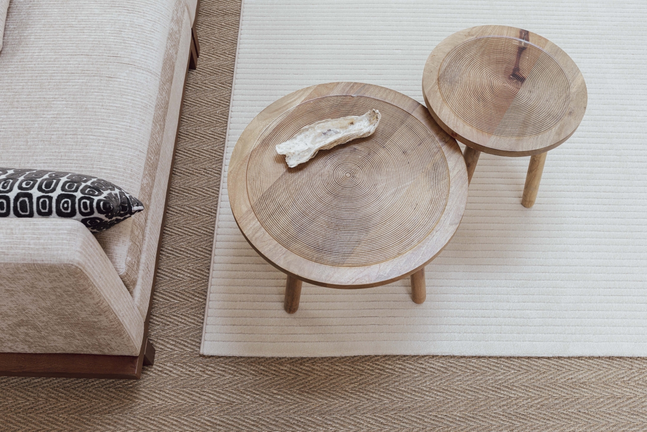Matto 'Shore' 200x290cm - Beige