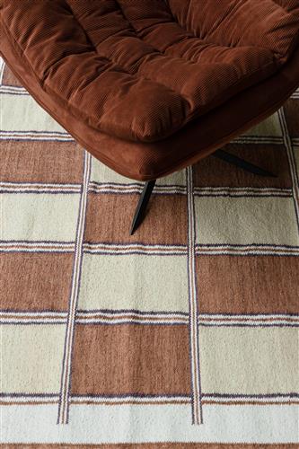 Matto 'Gambit' 200x300 - Ruskea