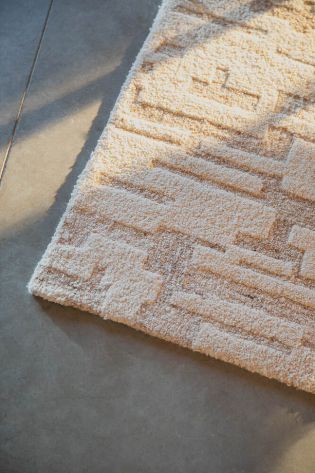 Matto 'Hills' 200x300cm - Beige
