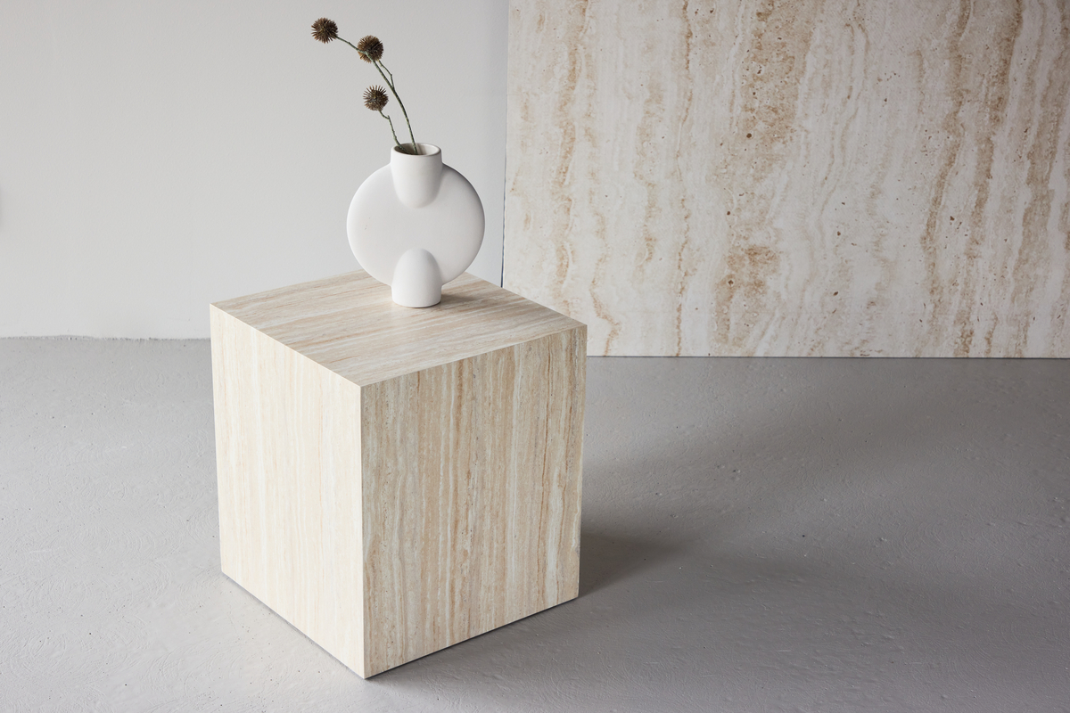 Soittopöytä 'Myrsjö' 40x40cm - Beige