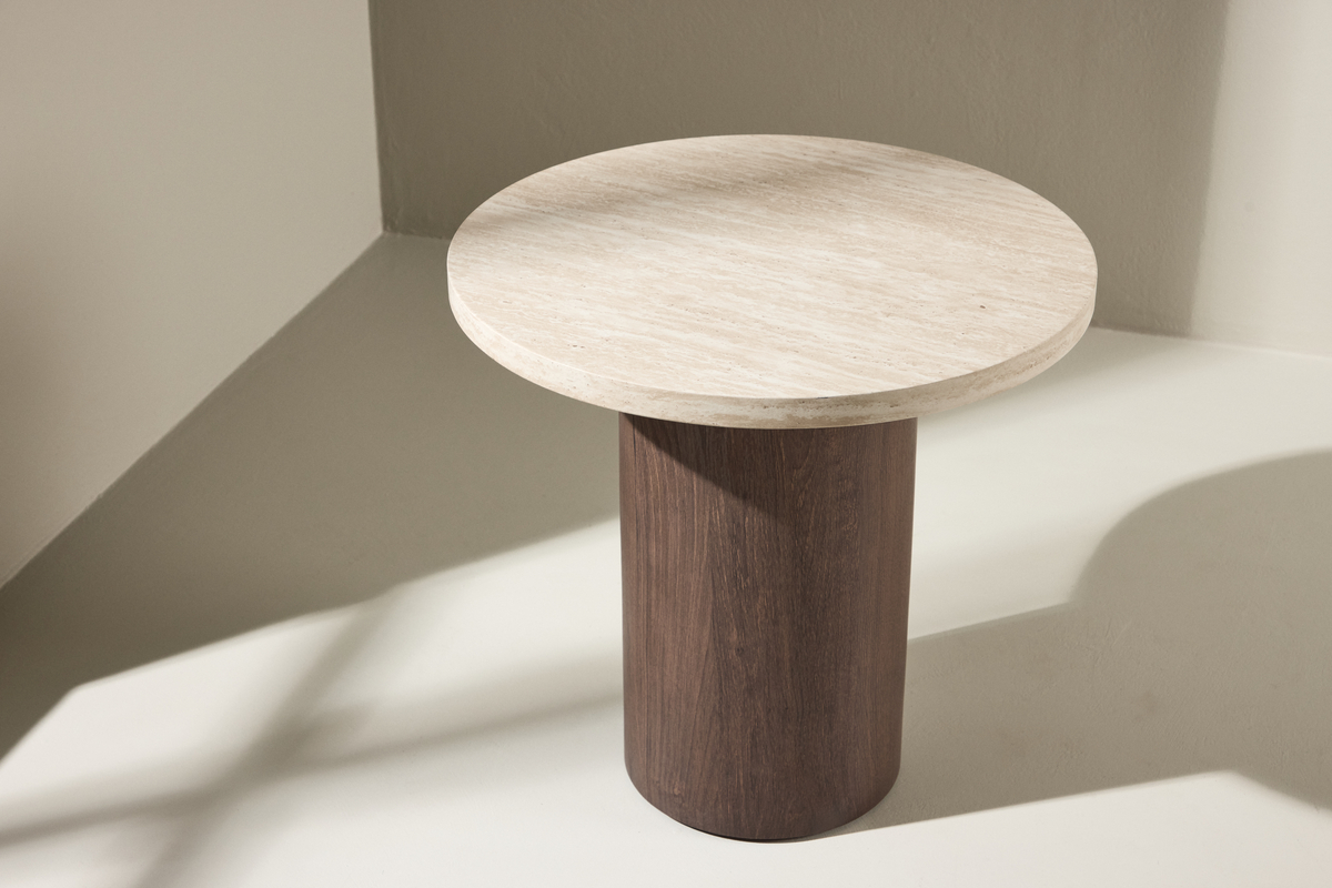 Sohvapöytä 'Noli' Pyöreä 50cm - Beige