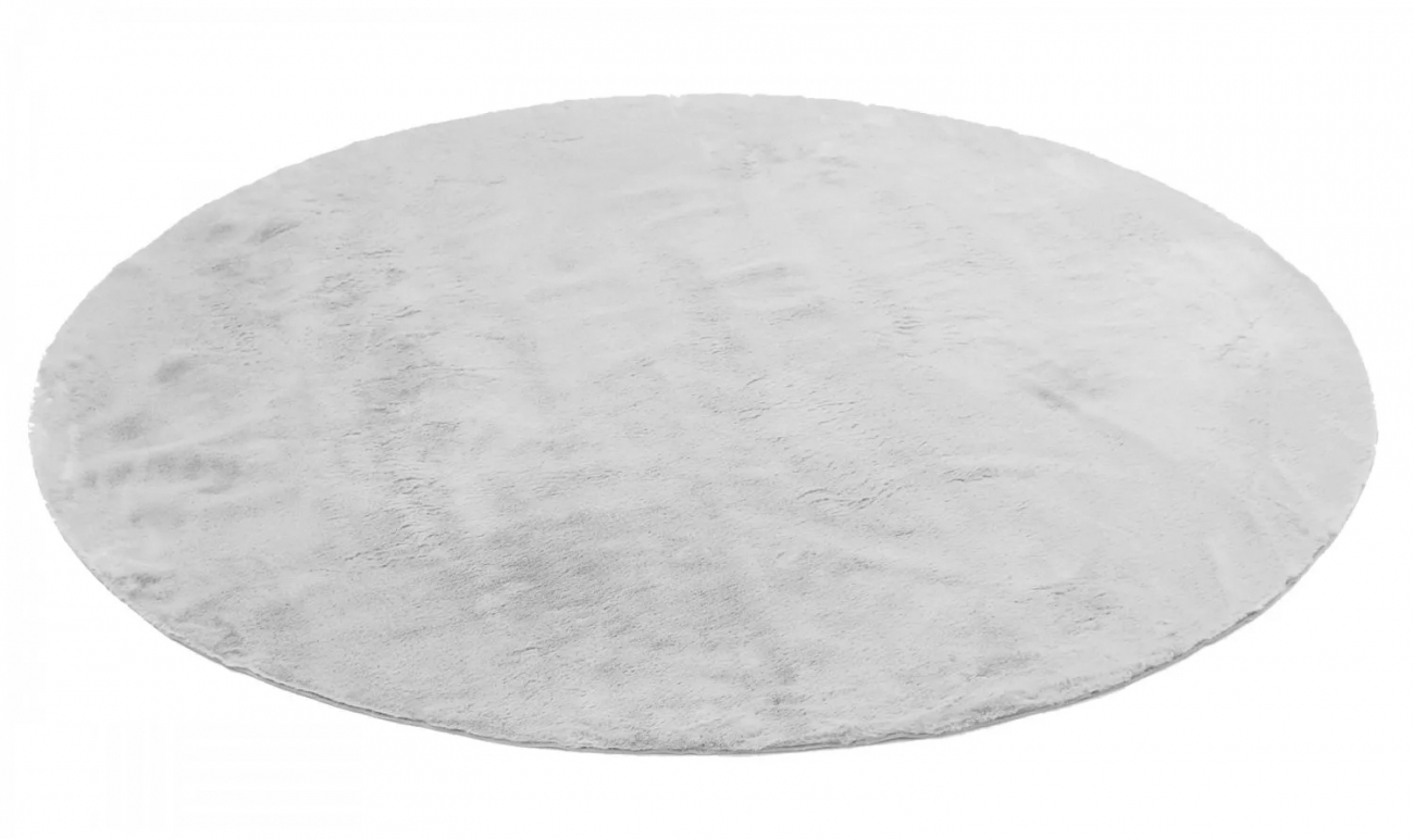 Pyöreä matto 'Aranga Super Soft' 120cm - Harmaa