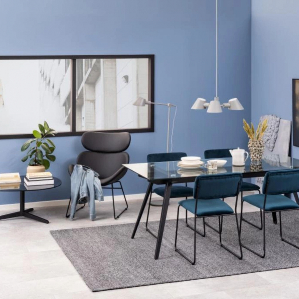 Nojatuoli 'Hushum' 90cm - Musta