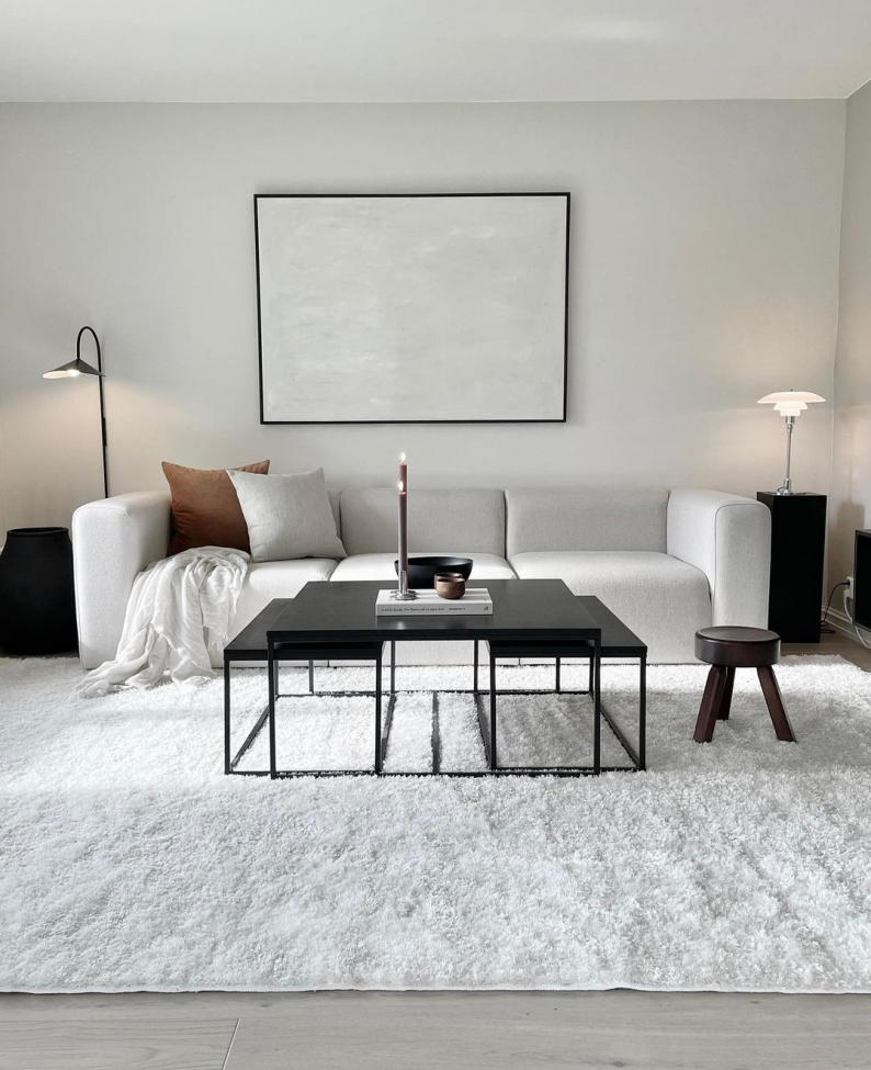 Matto 'Cosy' 60x120cm - Valkoinen