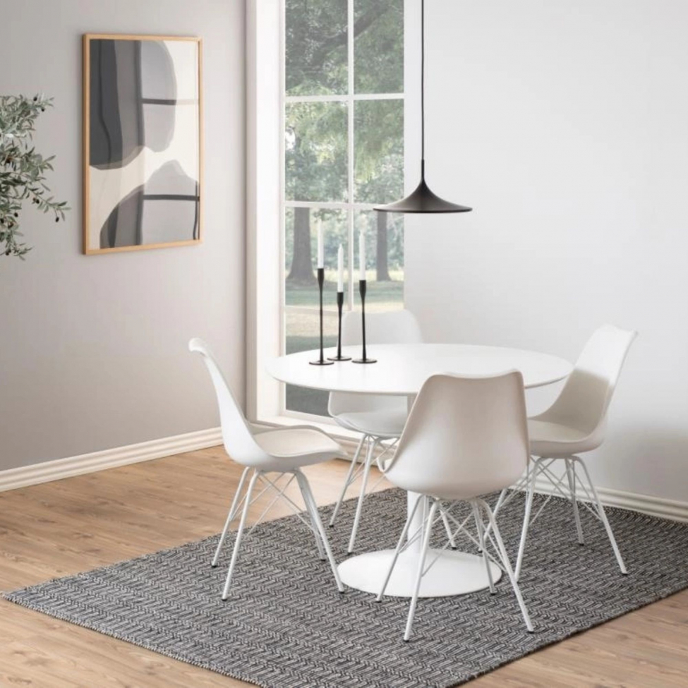 Tuoli 'Eris' - Valkoinen/Harmaa