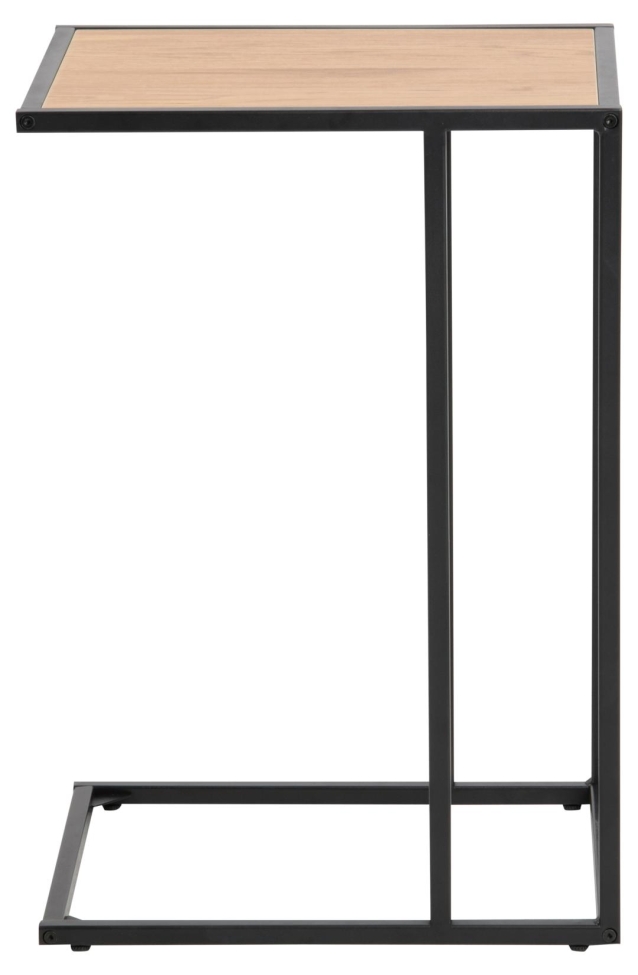 Sivupöytä 'Hydra' 43cm - Luonnonvärinen/Musta