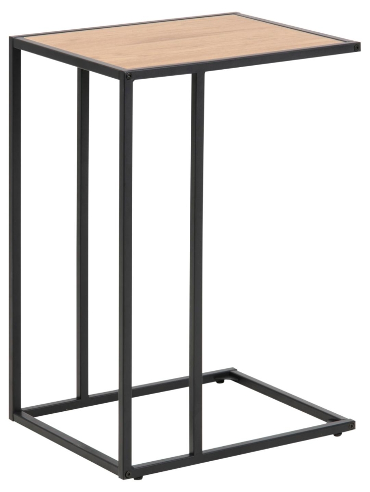 Sivupöytä 'Hydra' 43cm - Luonnonvärinen/Musta