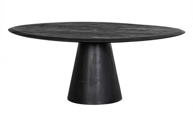 Soittopöytä 'Posture' Pyöreä 120cm - Musta