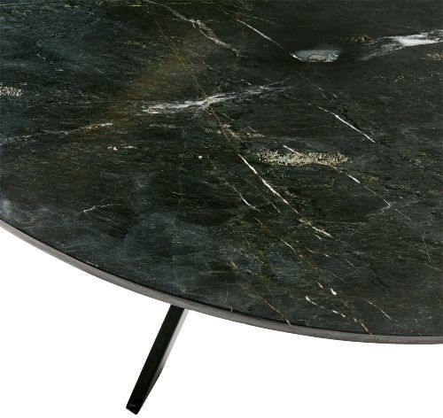Pöytä 'Milan' Pyöreä 120cm - Musta