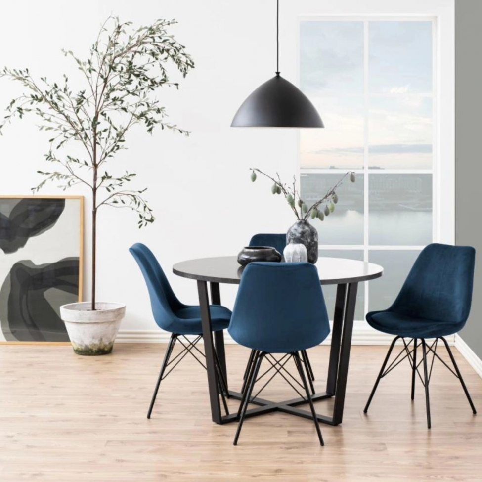 Tuoli 'Eris' - Sininen/Musta