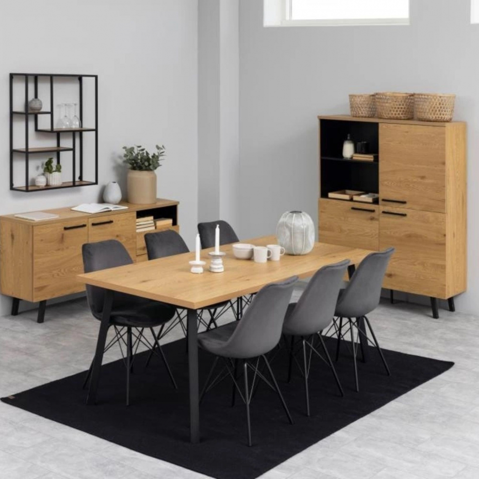 Tuoli 'Eris' - Harmaa/Musta