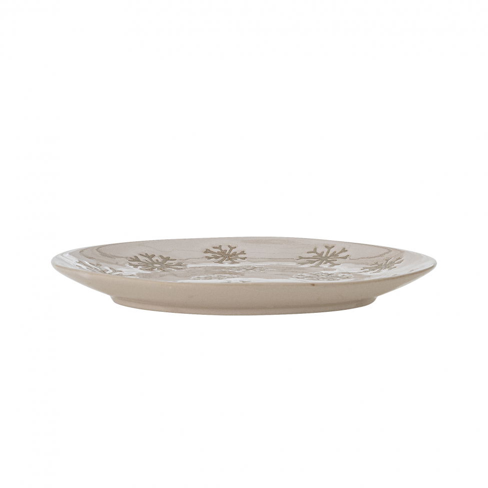 Jälkiruokalautanen 'Snowie' 4 kpl Ø15,5 - Beige