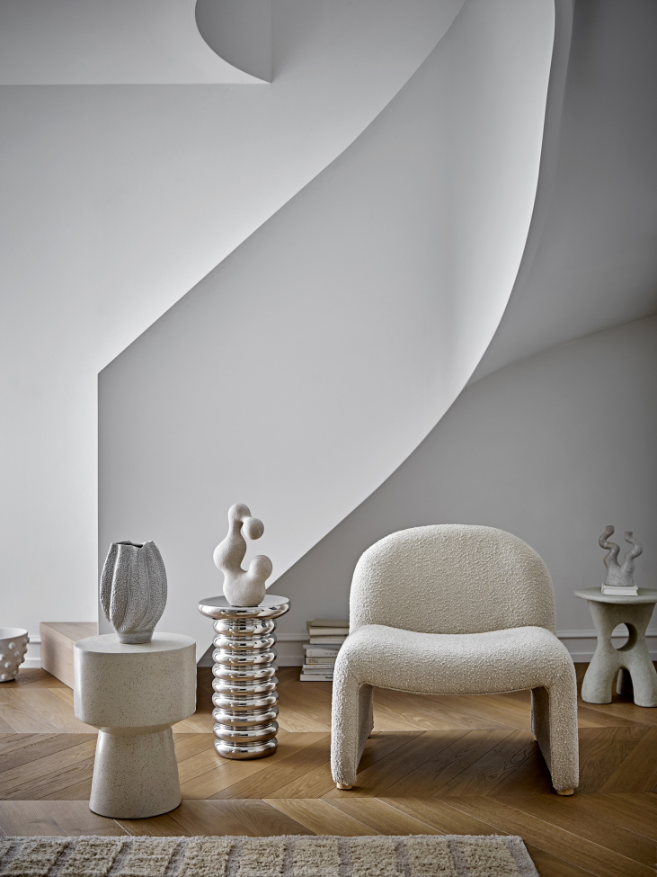 Lounge-tuoli 'Neel' - Luonnonvärinen