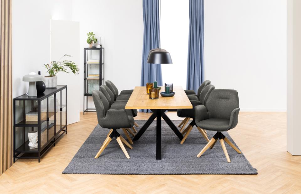 Tuoli 'Bjuv' - Tumma harmaa