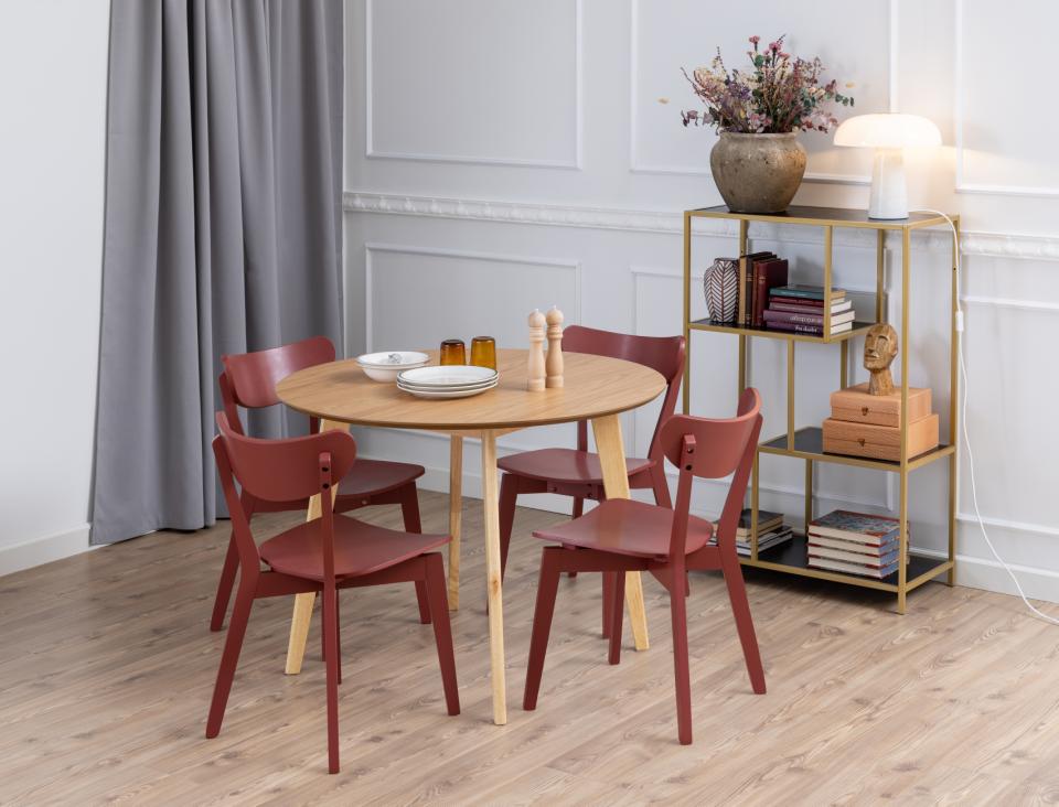 Ruokapöytä 'Ärsjö' Pyöreä 105cm - Luonnonvärinen