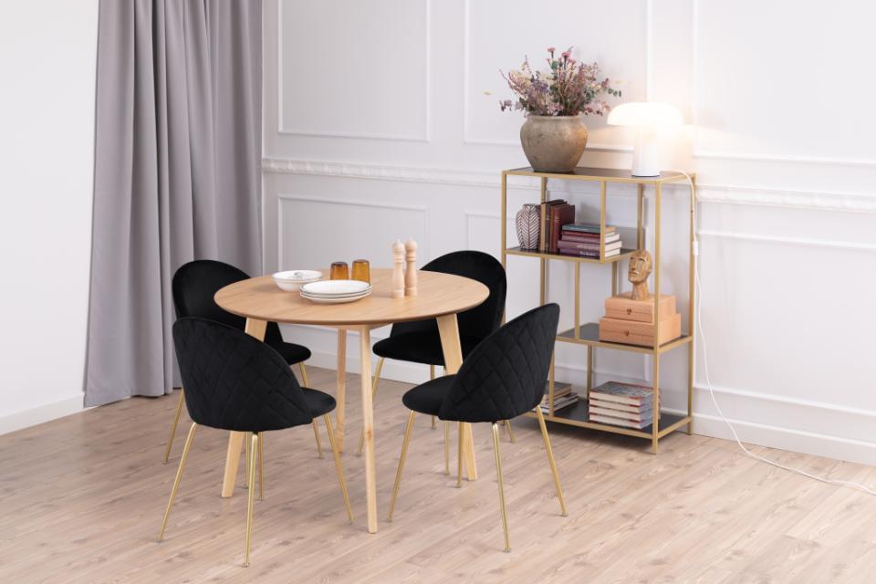 Ruokapöytä 'Ärsjö' Pyöreä 105cm - Luonnonvärinen