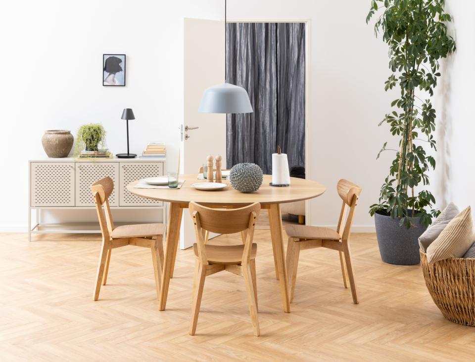 Ruokapöytä 'Ärsjö' Pyöreä 140cm - Luonnonvärinen