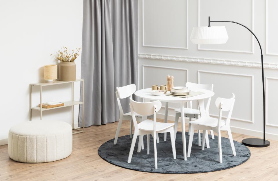 Ruokapöytä 'Ärsjö' Pyöreä 105cm - Valkoinen