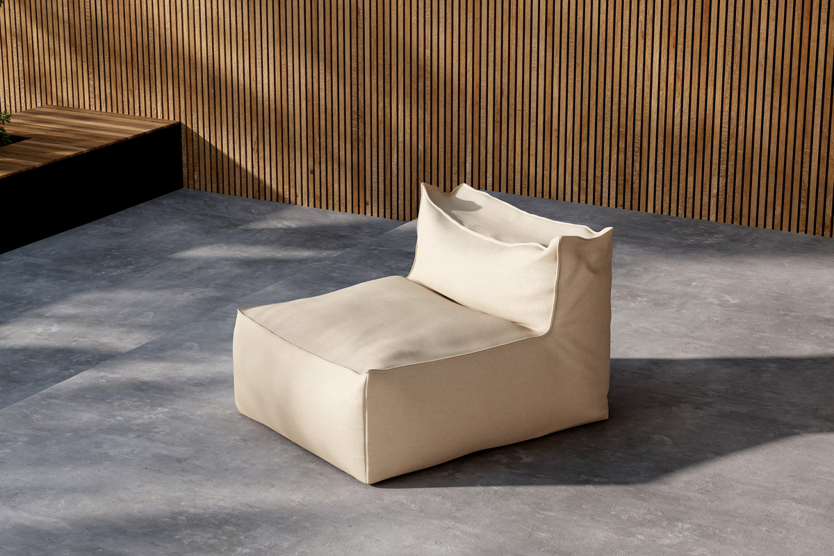 Lounge-tuoli 'Rambo' - Kermabeige