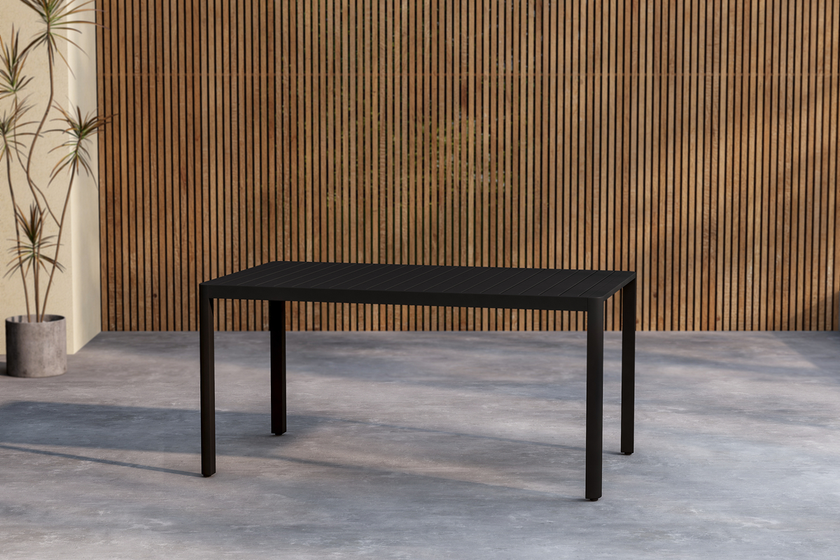 Ruokapöytä 'Giardini' 150x72cm - Musta