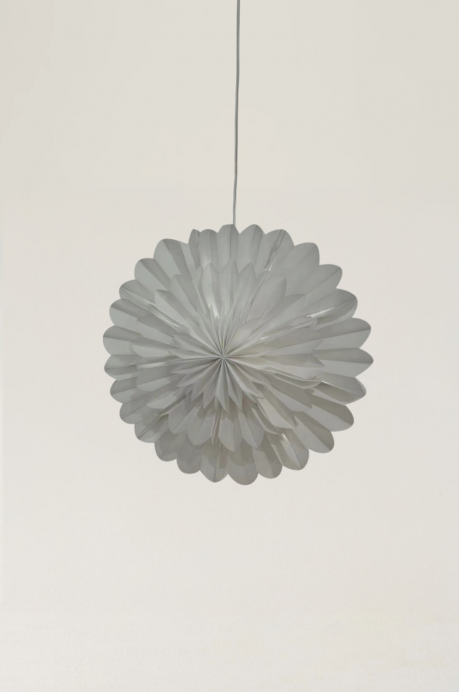 Adventtitähti 'Lotus' 45cm - Valkoinen