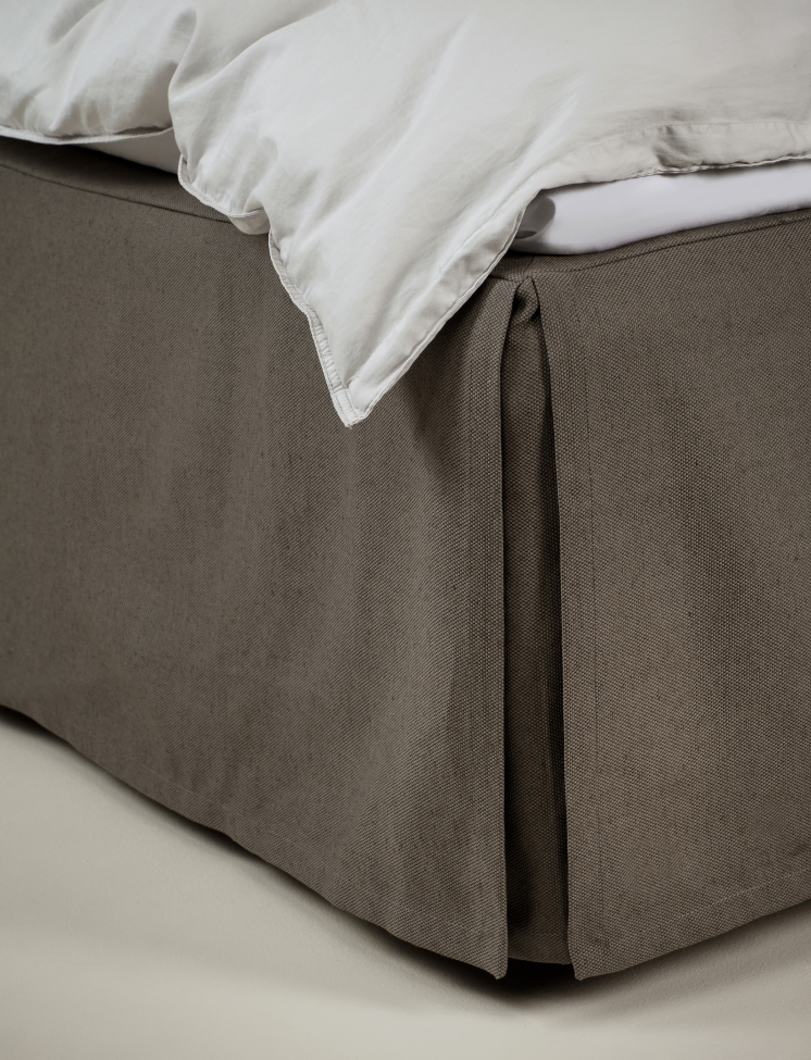 Sängynpäällinen 'Weeknight' 120x220x52 - Tumma harmaa