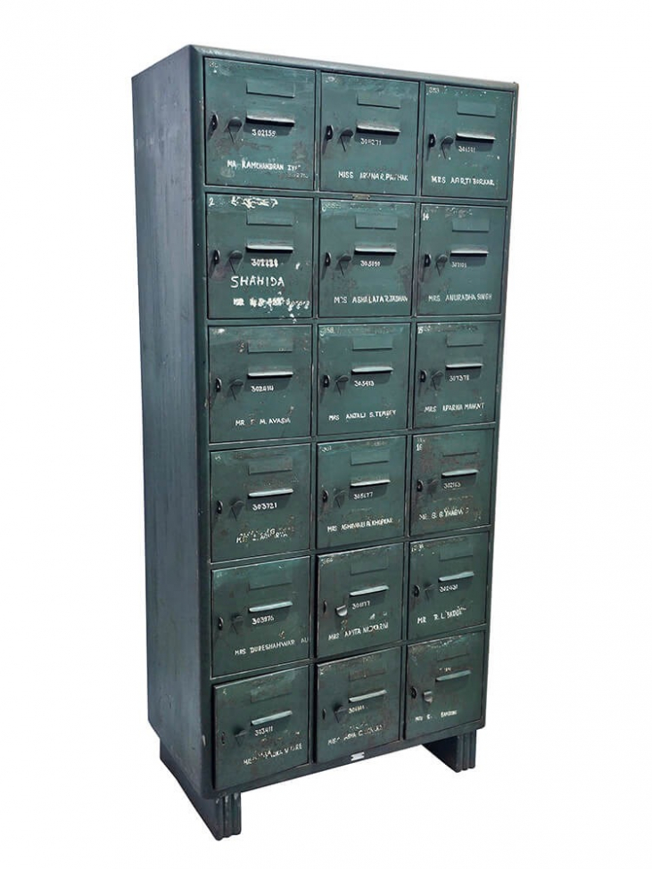 Kaappi 'Old locker' - Vihreä