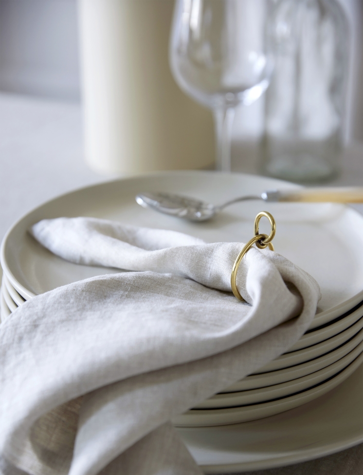 4-pack Servetti 'Sunshine' 45x45 - Luonnonväri
