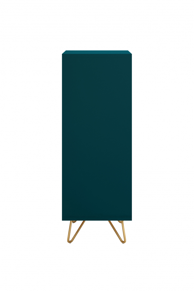 Lipasto 'Elle' 45x110 - Turkoosi/Kulta