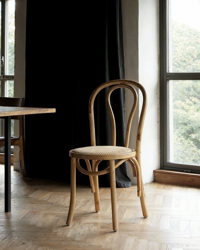 Tuoli 'Bistro' - Rottinki/Luonnonväri