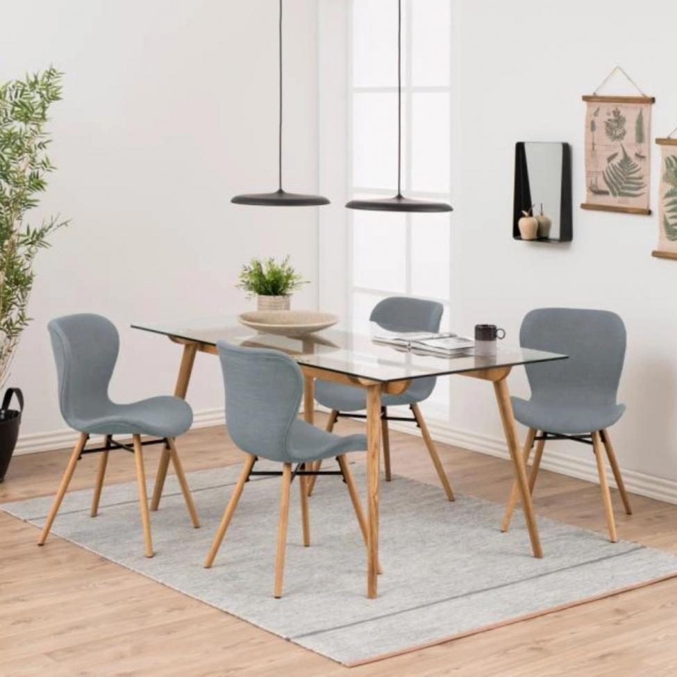 Tuoli 'B&ouml;da' - Harmaa/Luonnonv&auml;ri