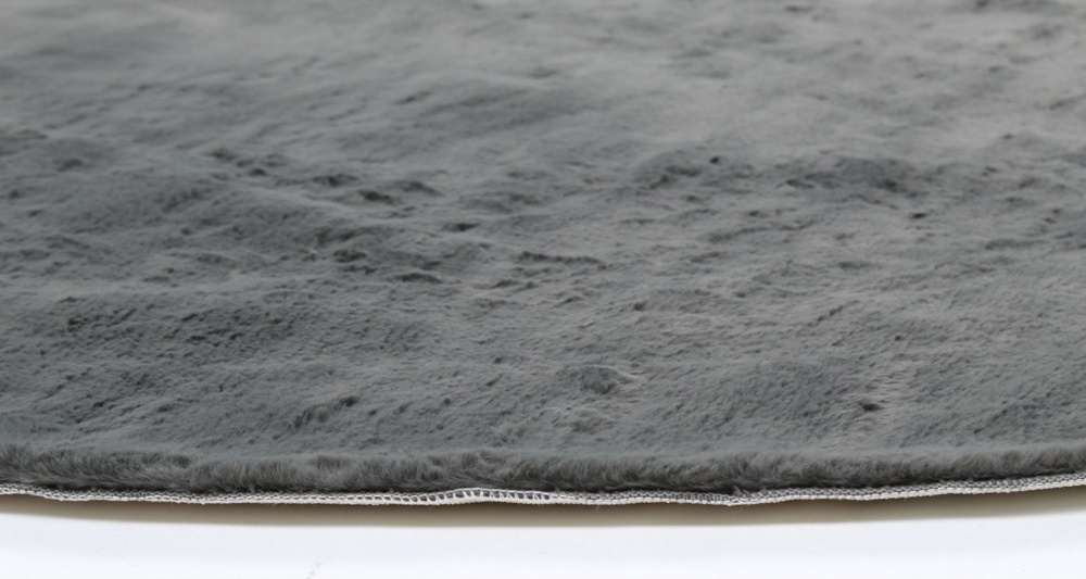Pyöreä matto 'Aranga Super Soft' - Antrasiitti