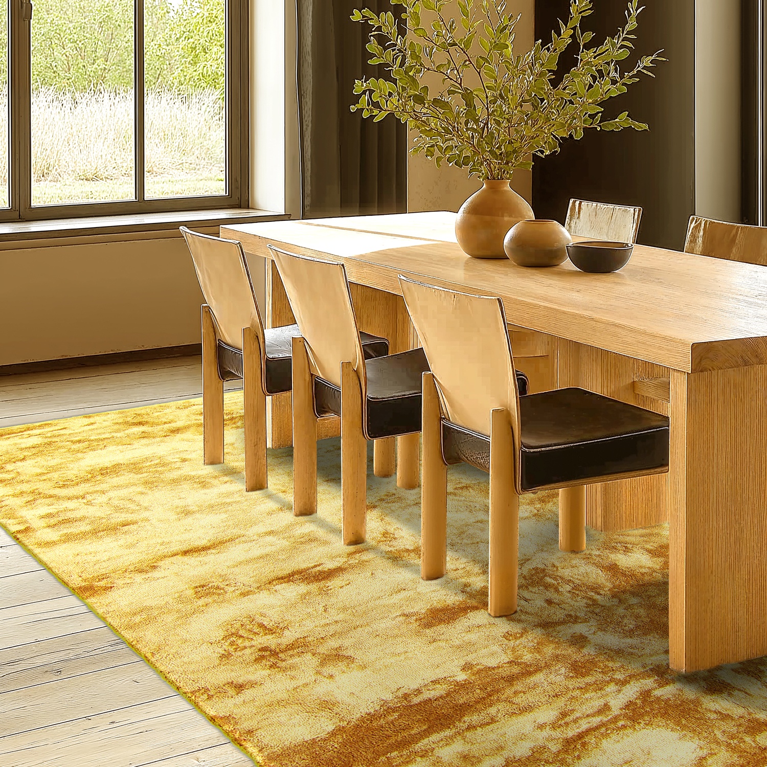 Matto 'Aranga Super Soft' - Keltainen