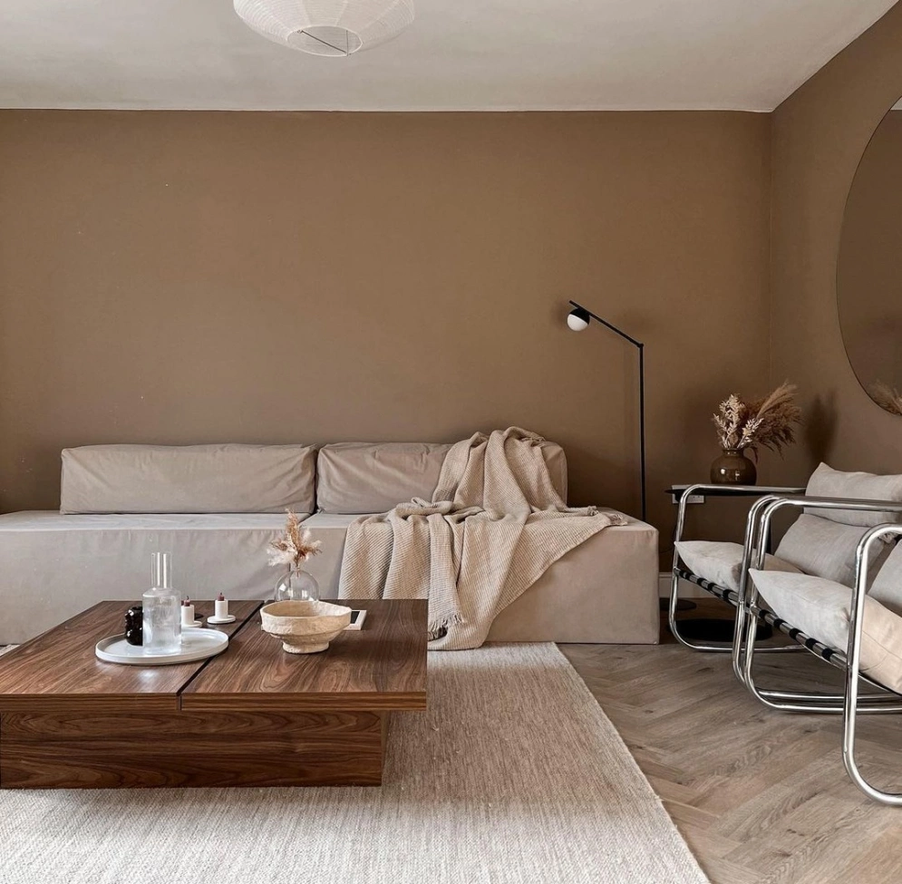 Villamatto 'Dhurry' - Luonnonvärinen