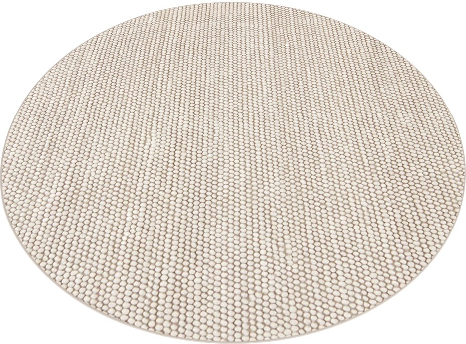 Pyöreä matto 'Avafors' - Beige